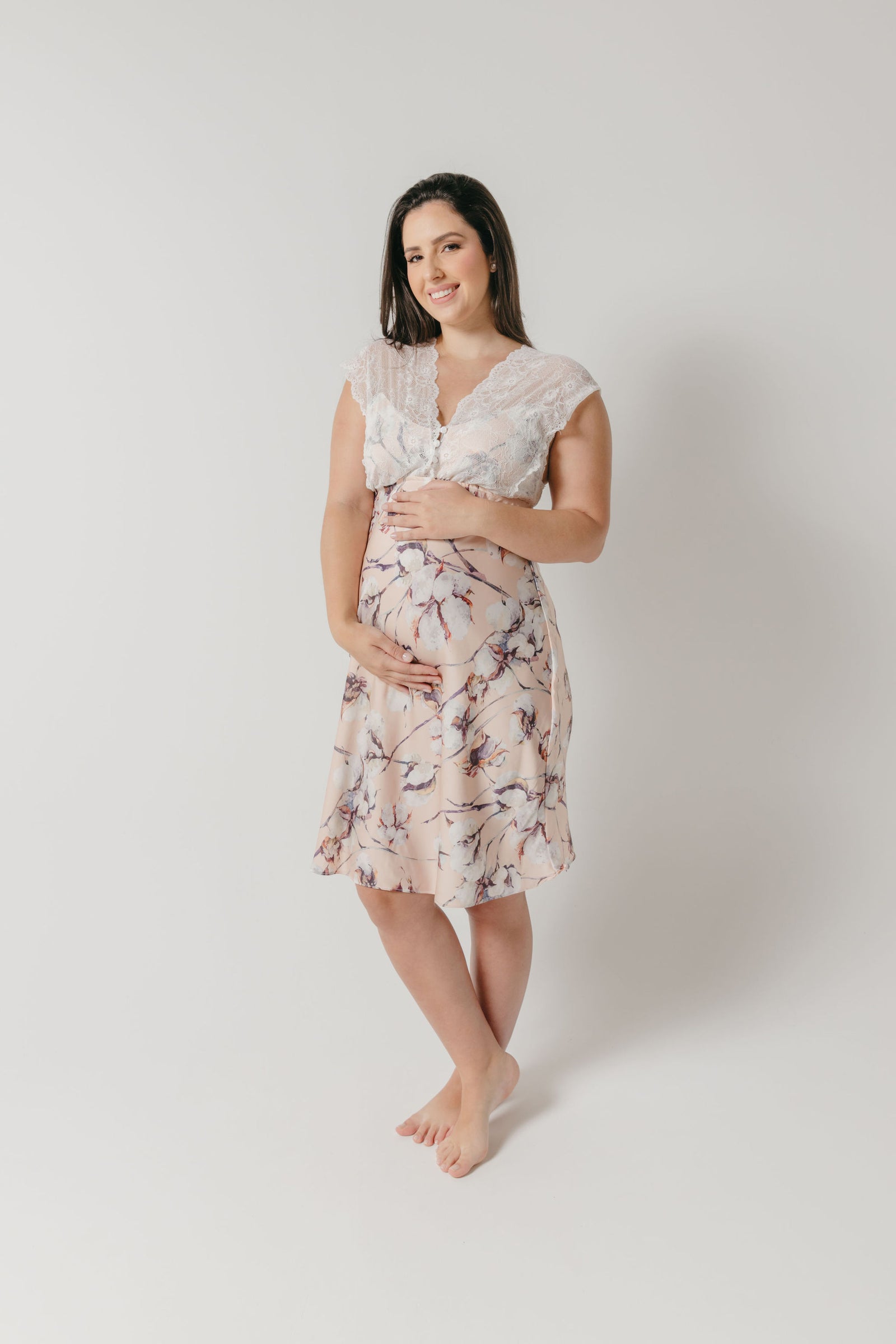 GEORGIA MATERNITY CAMISOLE PINK