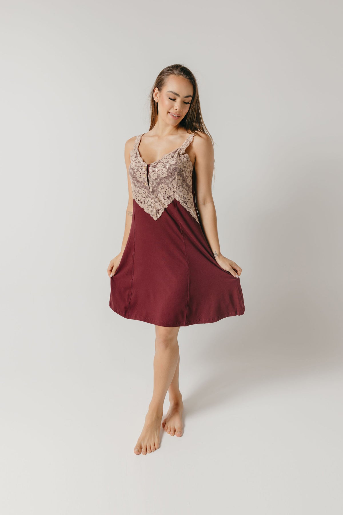 GRACE MATERNITY CAMISOLE MAROON