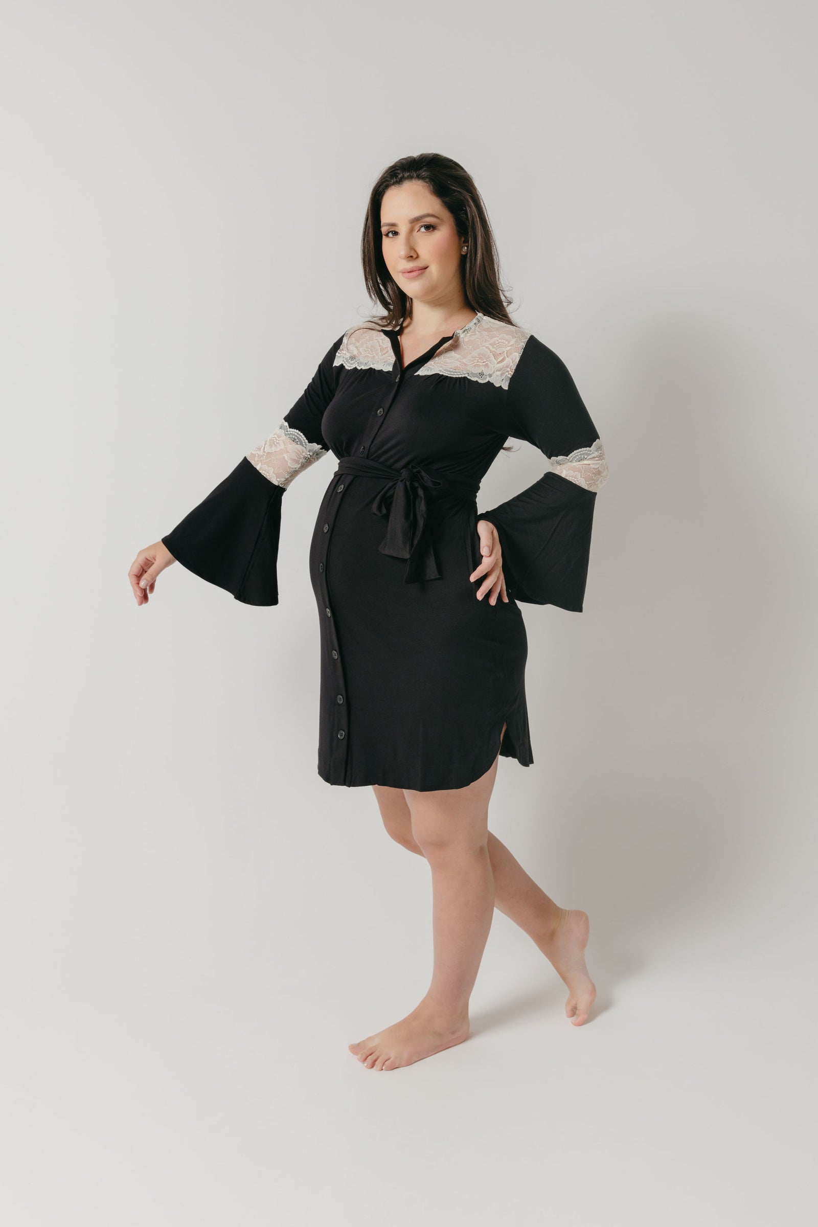 RUBY MATERNITY CAMISOLE BLACK