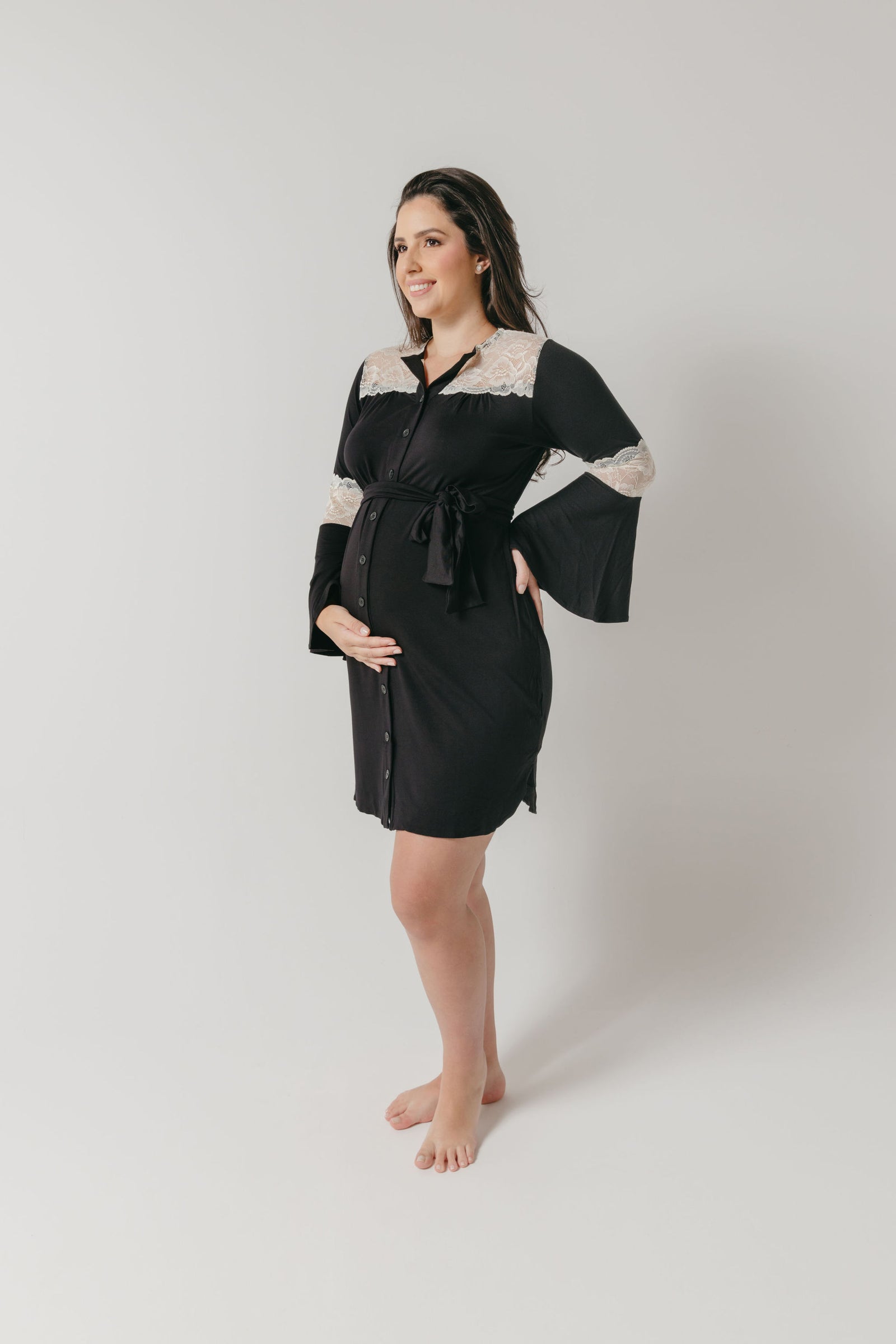 RUBY MATERNITY CAMISOLE BLACK