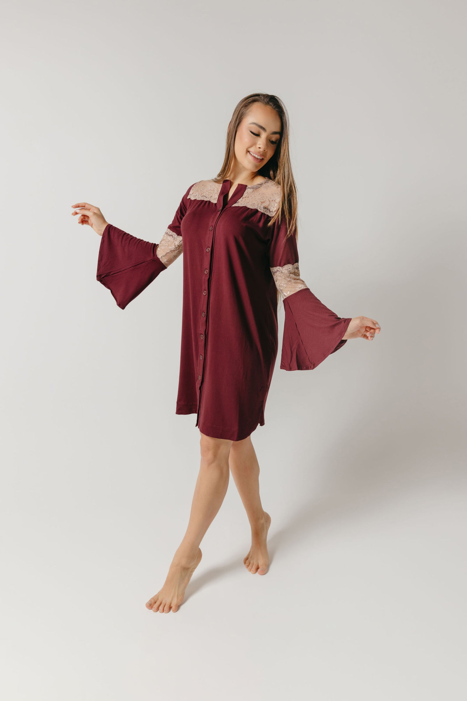 RUBY MATERNITY CAMISOLE MAROON