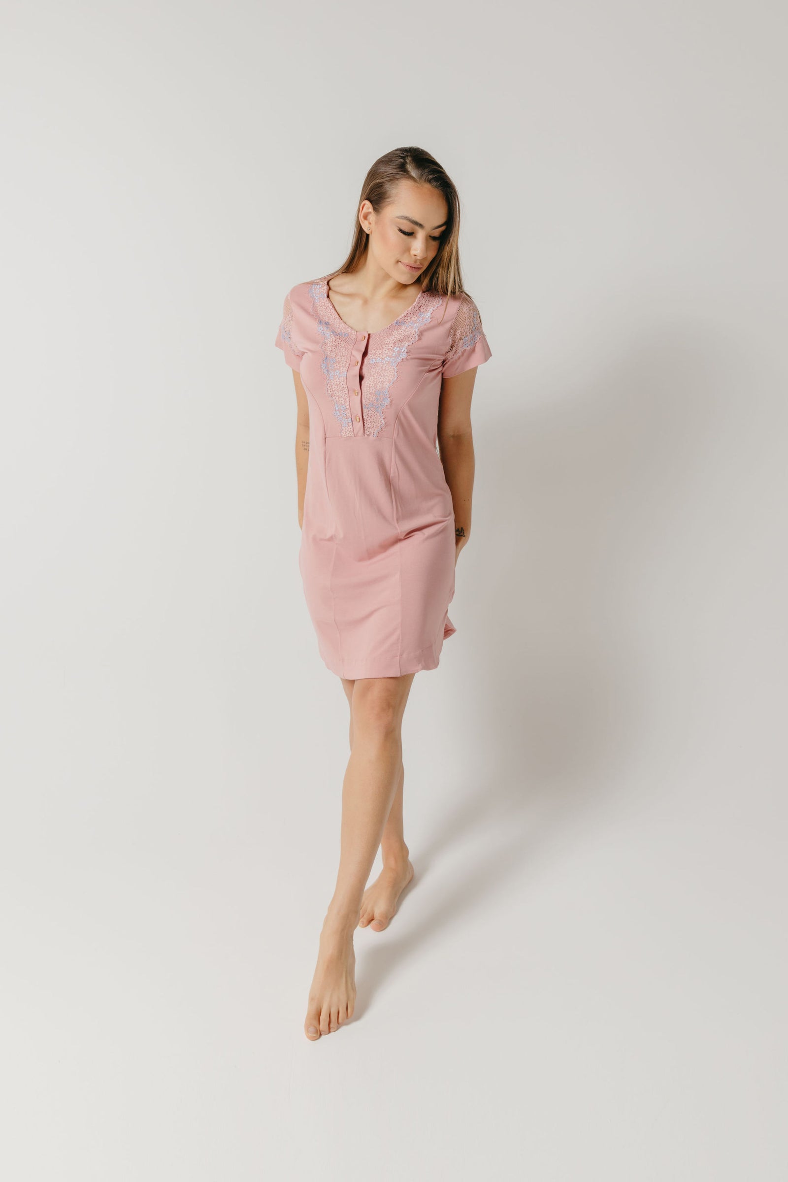 BELLA MATERNITY CAMISOLE PINK