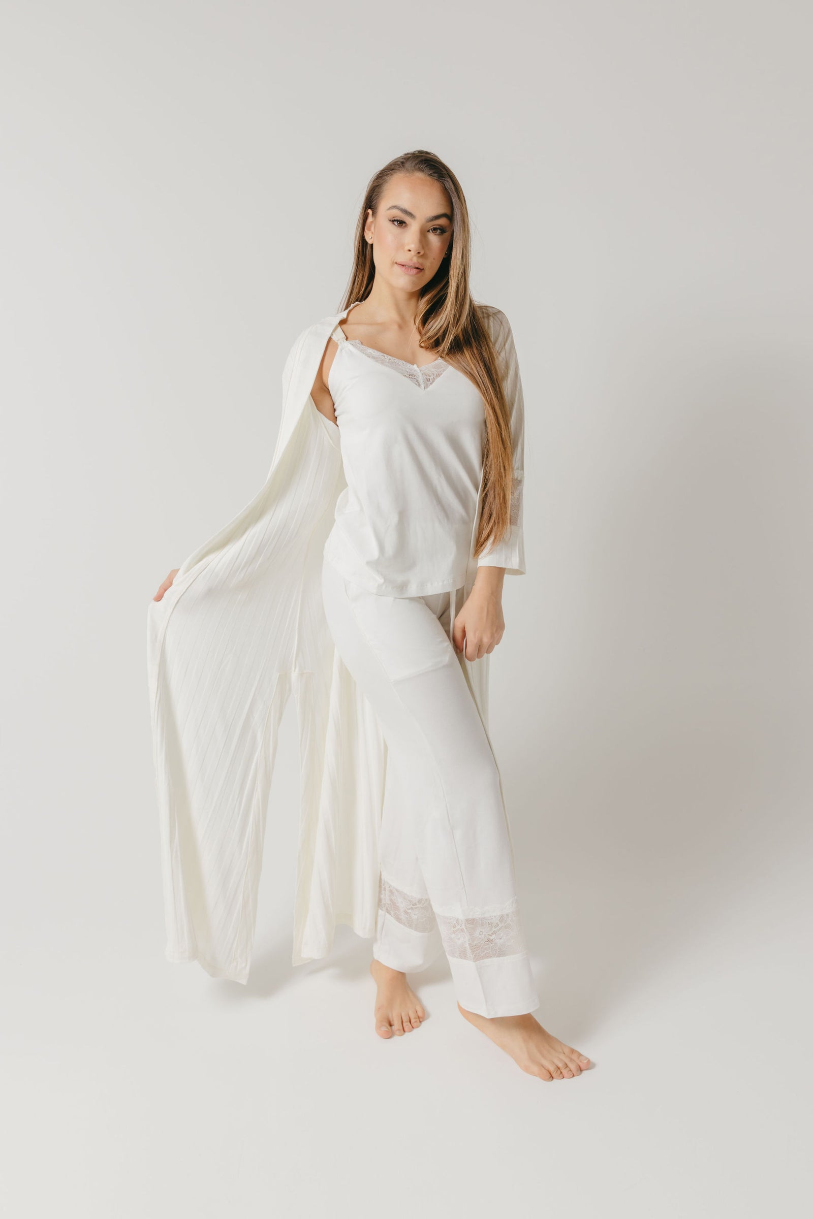 CLAIRE PYJAMA SET OFF WHITE