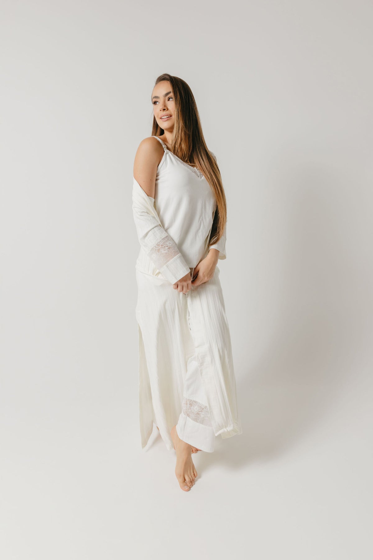CLAIRE PYJAMA SET OFF WHITE