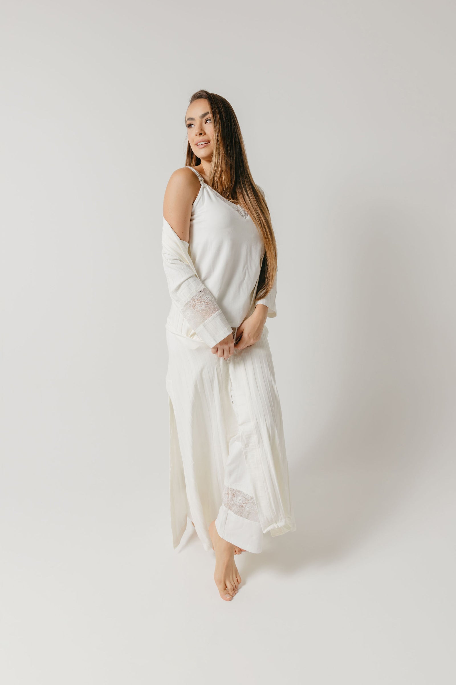 CLAIRE PYJAMA SET OFF WHITE
