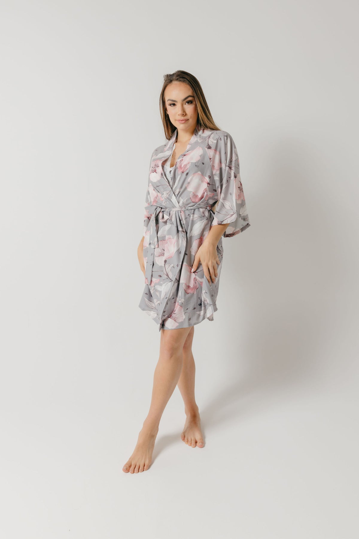 OLIVIA ROBE FLORAL