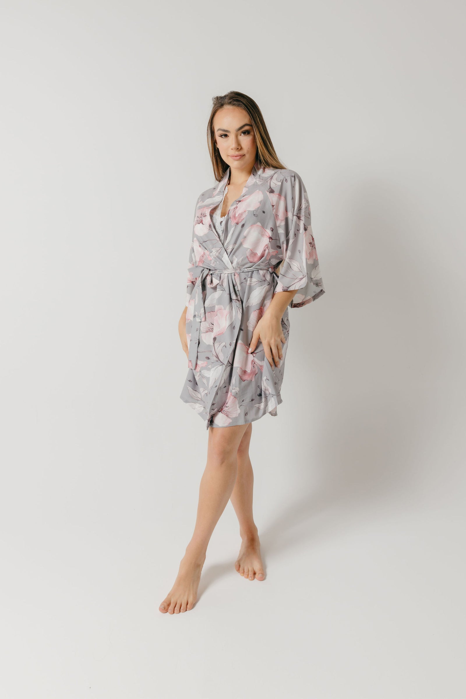 OLIVIA ROBE FLORAL