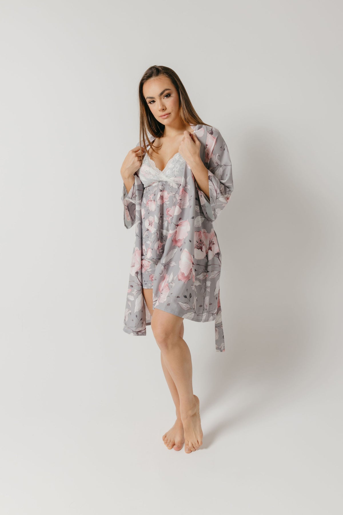 OLIVIA ROBE FLORAL