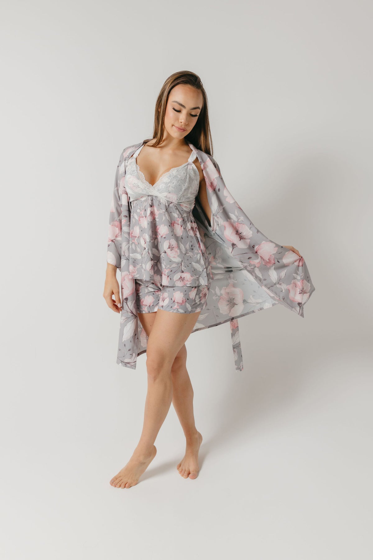OLIVIA ROBE FLORAL