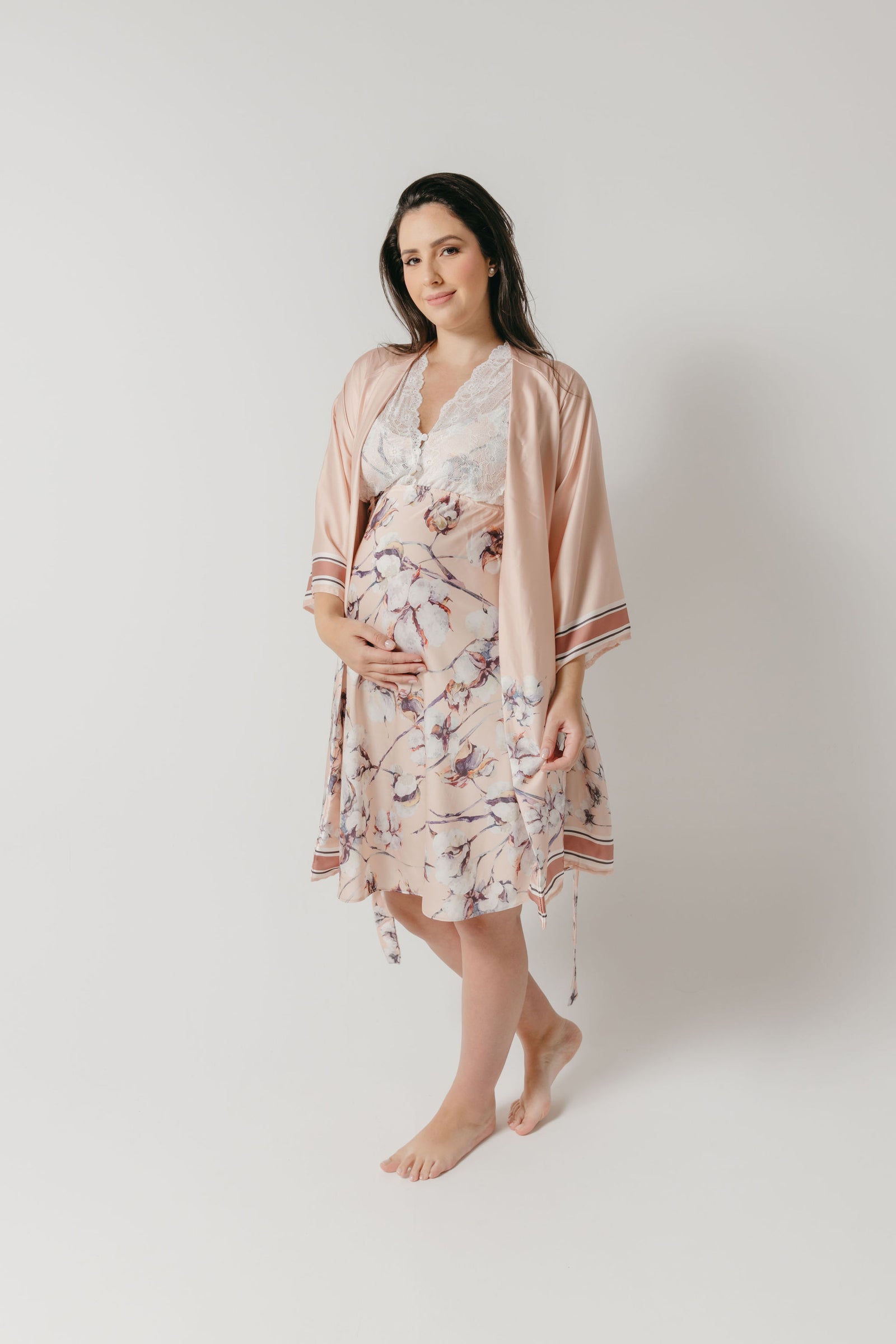 OLIVIA ROBE PINK