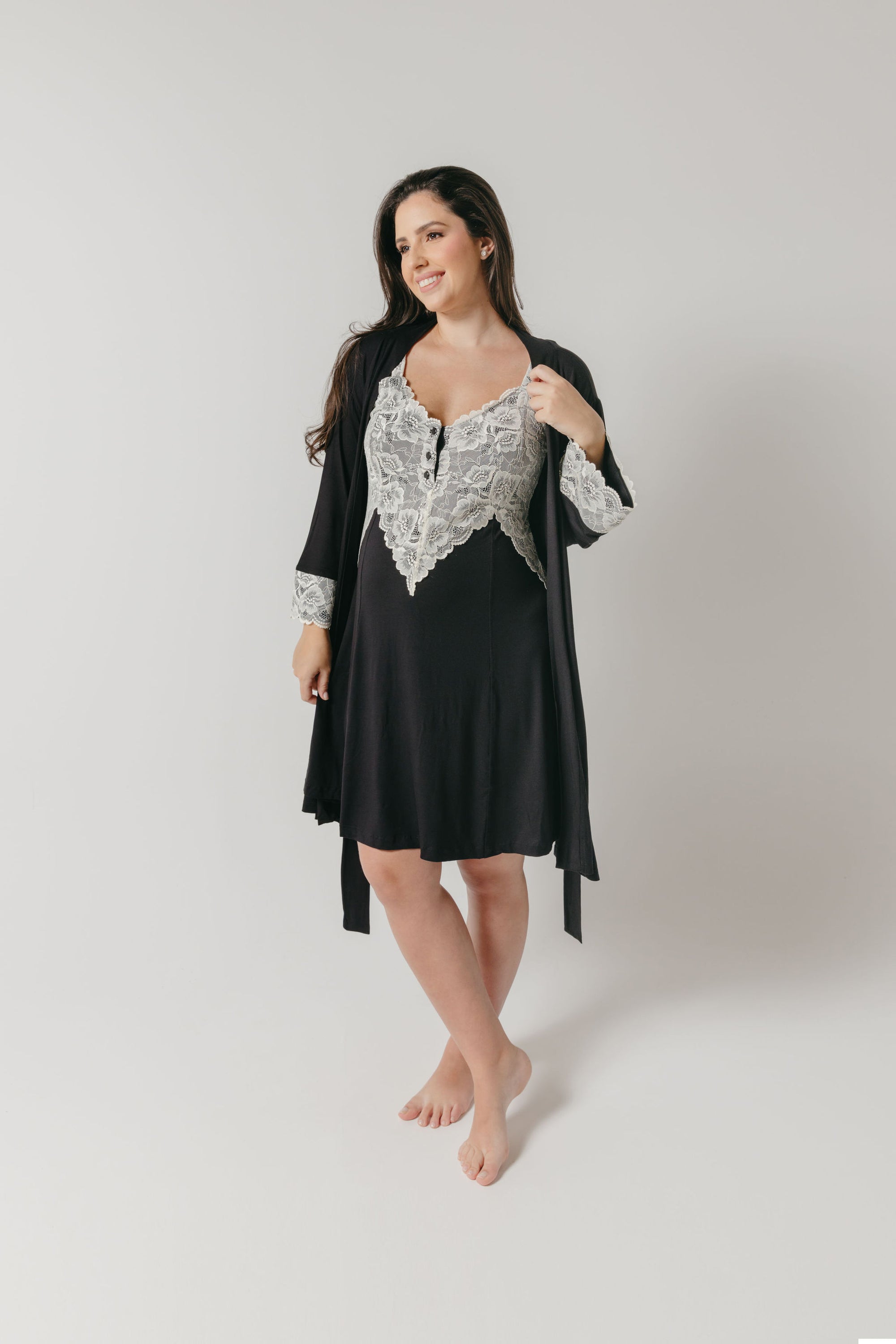 LUCY ROBE BLACK
