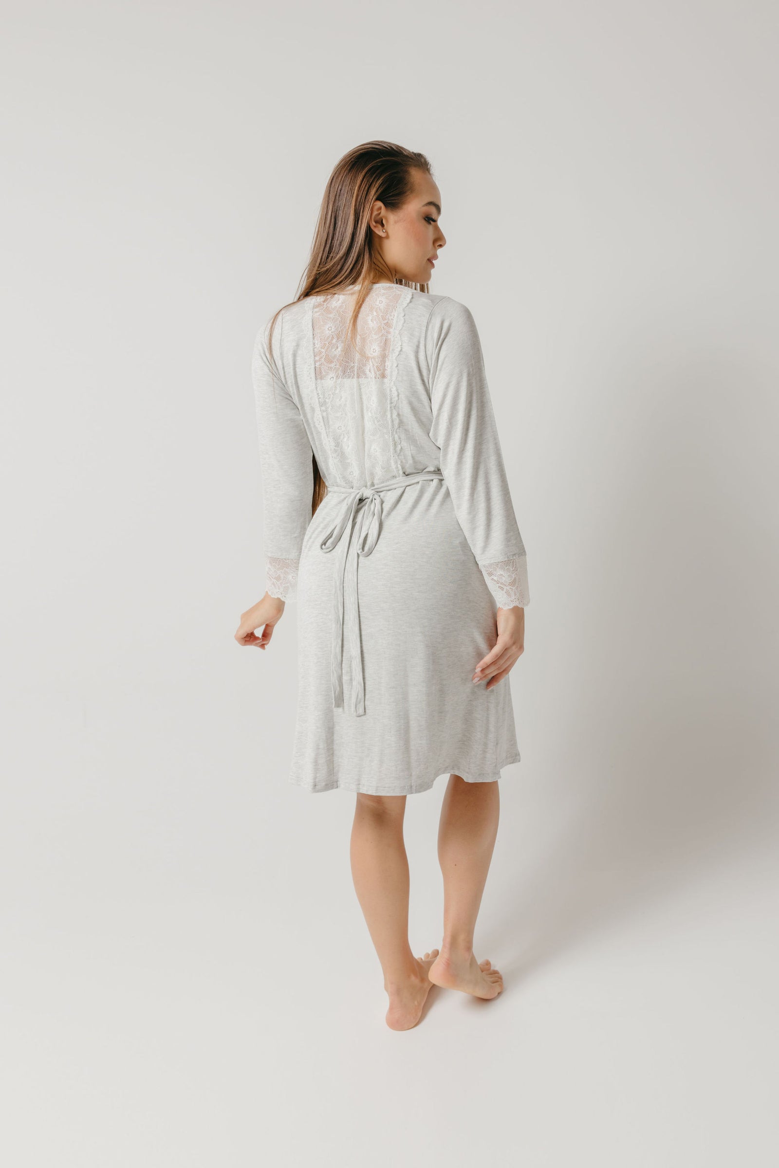 CHLOE ROBE GREY